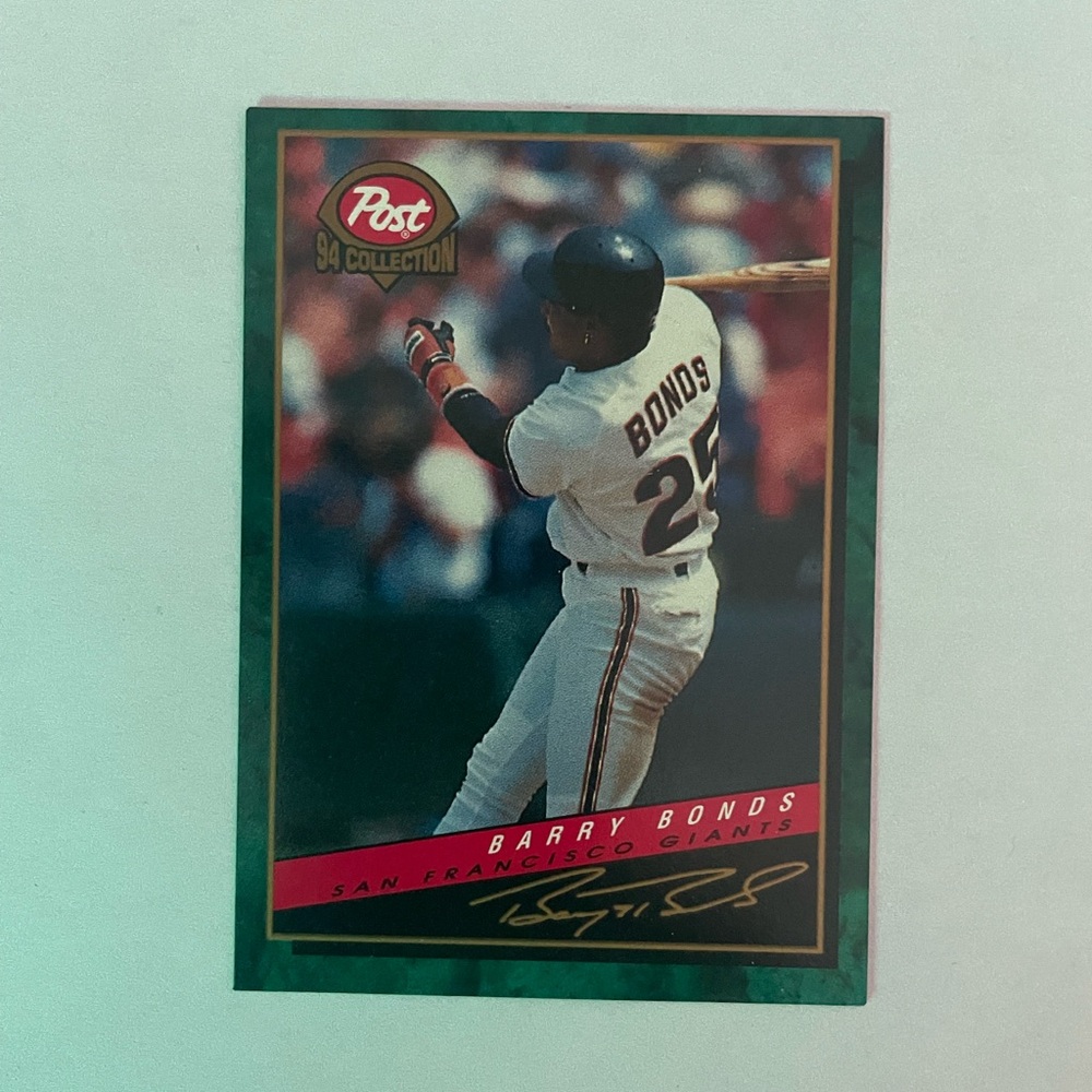 Post 1994 Barry Bonds Baseball Card